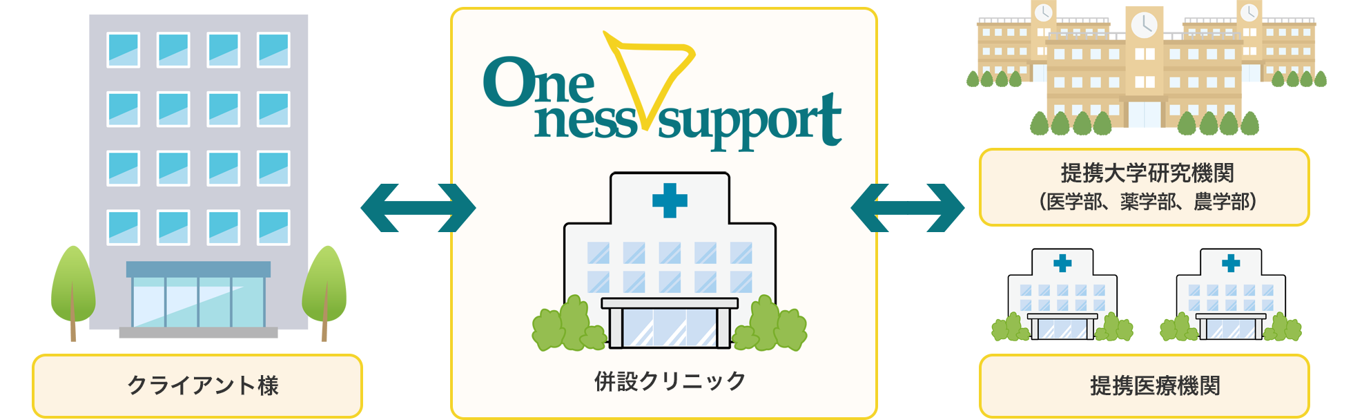 Oneness support の特徴の画像